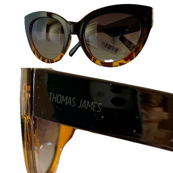THOMAS JAMES for PERVERSE NWT DAHLIA POLARIZED Oversized CATEYE SUNGLASSES main image 11